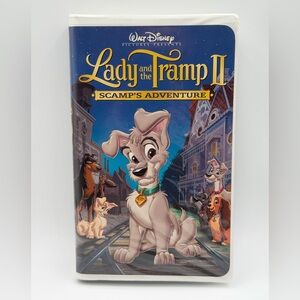 Walt Disney: Lady And The Tramp II 2 Scamps Adventure (VHS, 2001) Clamshell Case